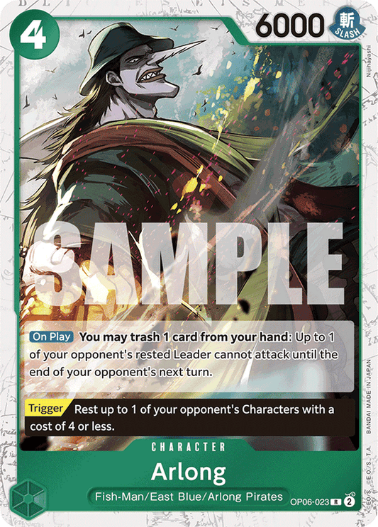 Arlong PRB01 OP06-023 JR Jolly Roger