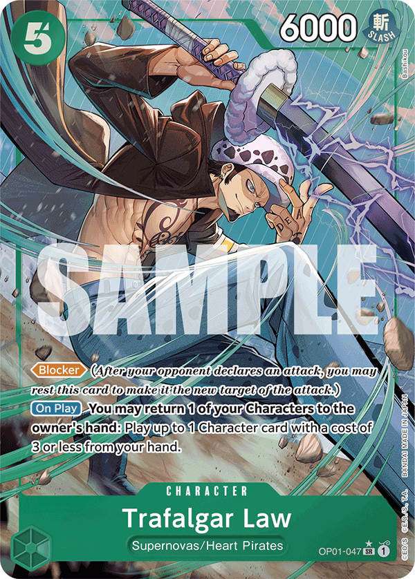 Trafalgar Law PRB01 OP01-047 AA