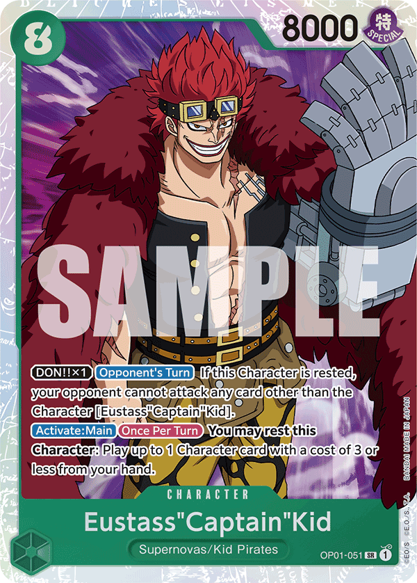 Eustass"Captain"Kid PRB01 OP01-051