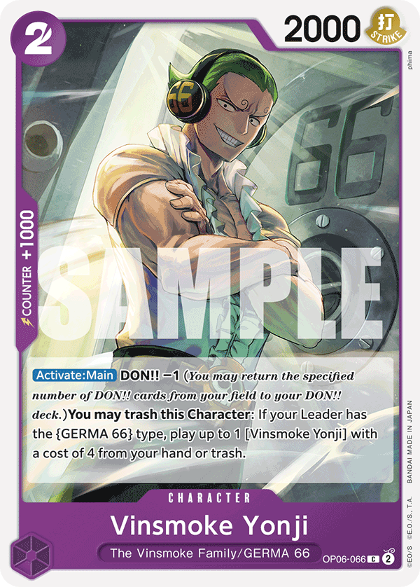 Vinsmoke Yonji PRB01 OP06-066