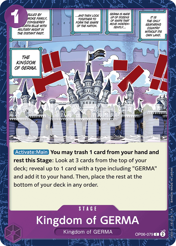 Kingdom of GERMA PRB01 OP06-079