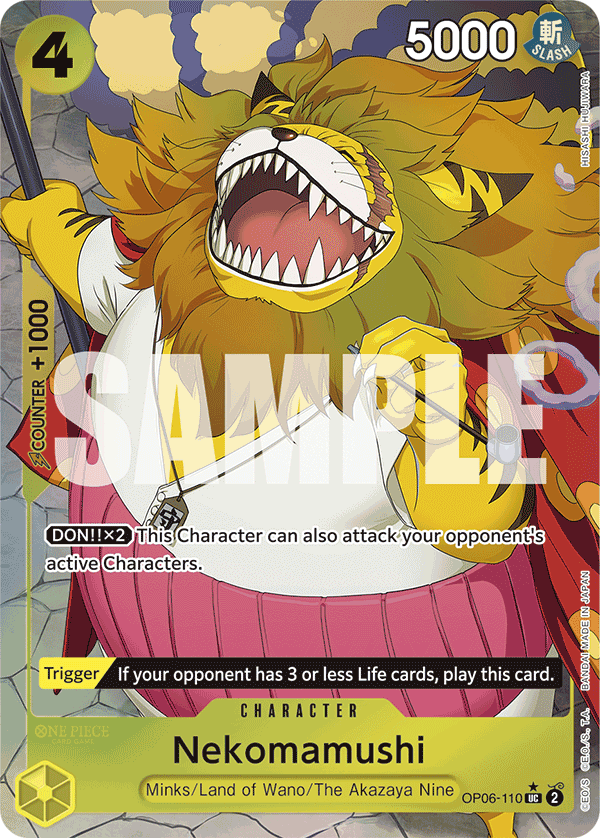 Nekomamushi PRB01 OP06-110 TF Full Art o Foliada Texturizada