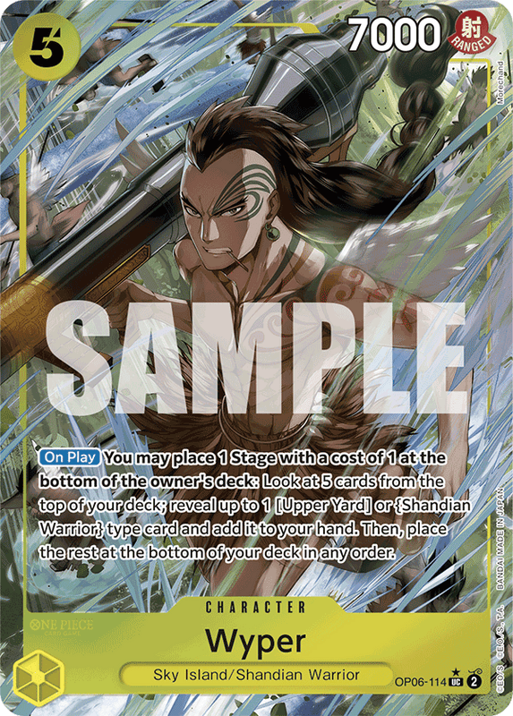 Wyper PRB01 OP06-114 TF Full Art o Foliada Texturizada