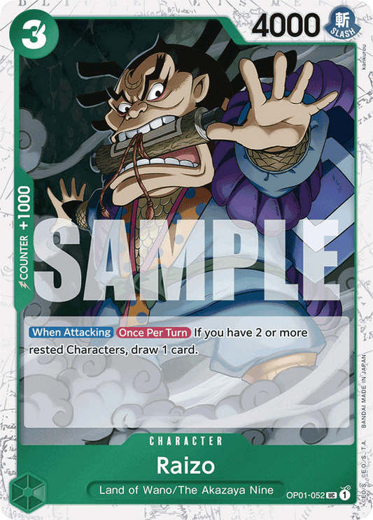 Raizo PRB01 OP01-052 JR Jolly Roger