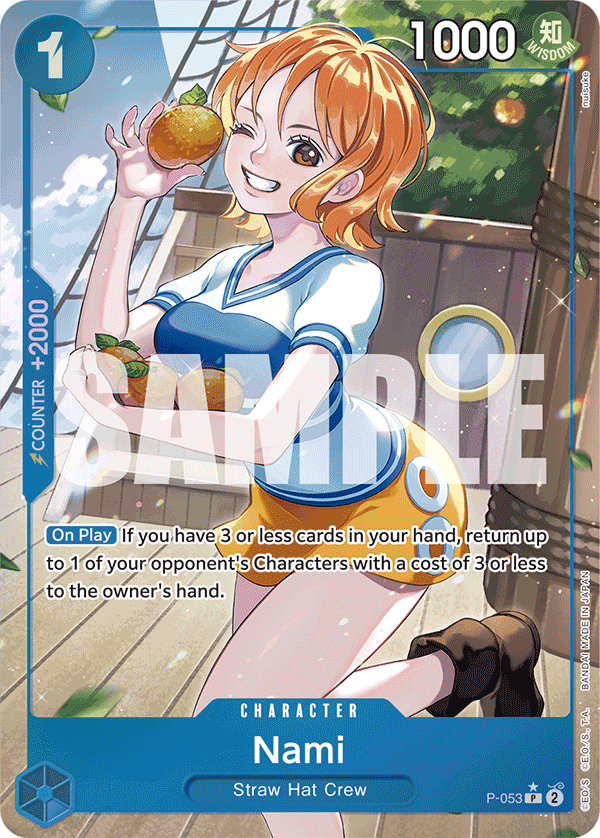 Nami PRB01 P-053 TF Full Art o Foliada Texturizada