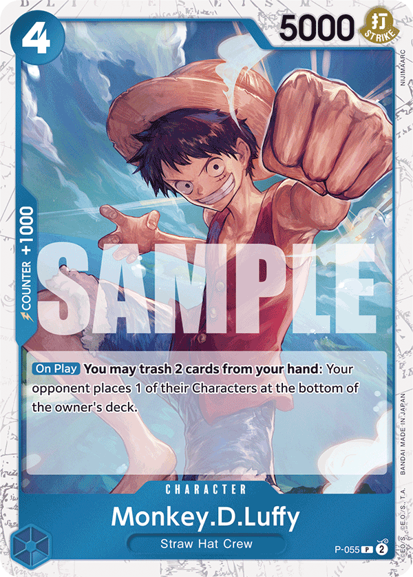 Monkey.D.Luffy PRB01 P-055 JR Jolly Roger