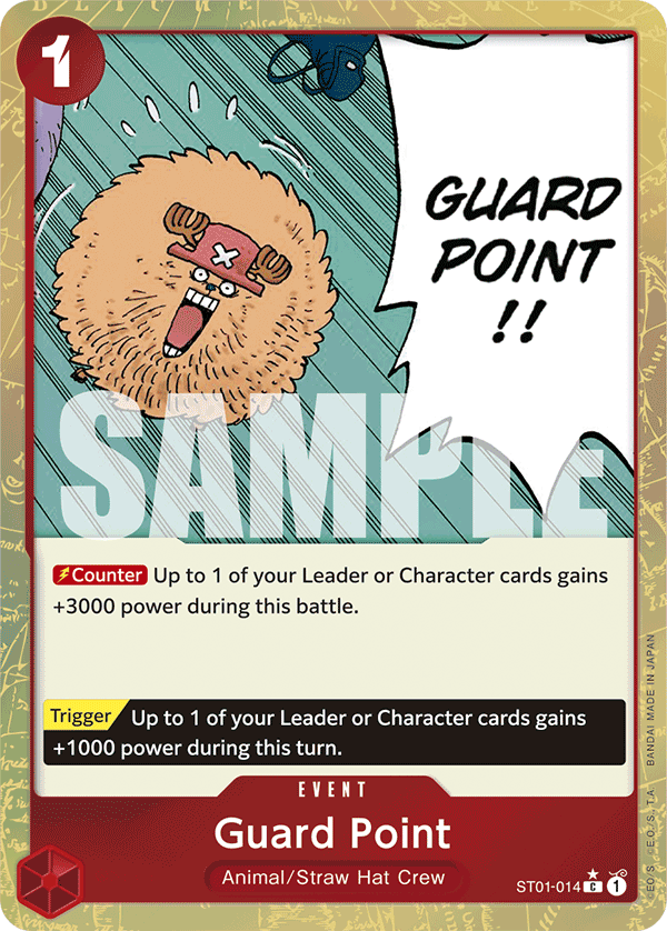 Guard Point PRB01 ST01-014 TF Full Art o Foliada Texturizada