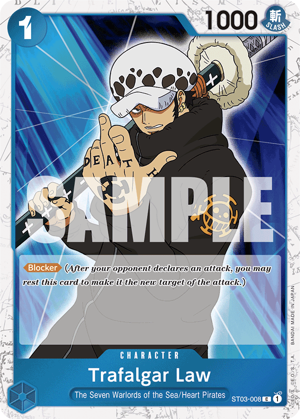 Trafalgar Law PRB01 ST03-008 JR Jolly Roger