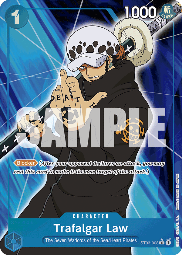 Trafalgar Law PRB01 ST03-008 TF Full Art o Foliada Texturizada