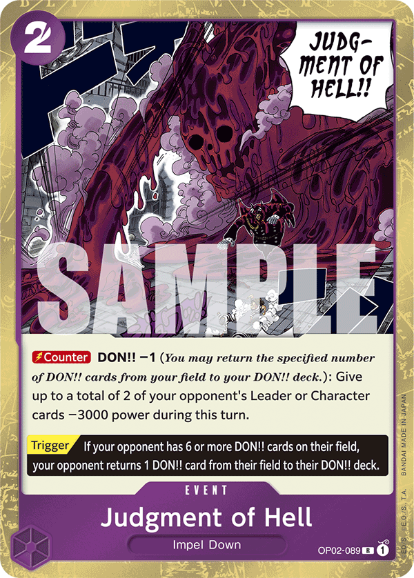 Judgment of Hell PRB01 OP02-089