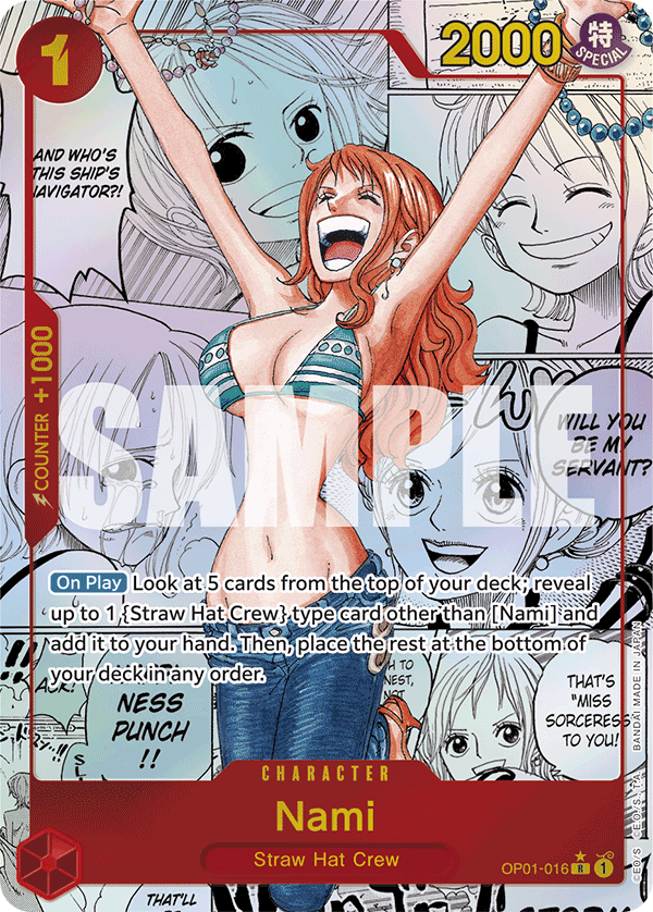 Nami PRB01 OP01-016 M Manga