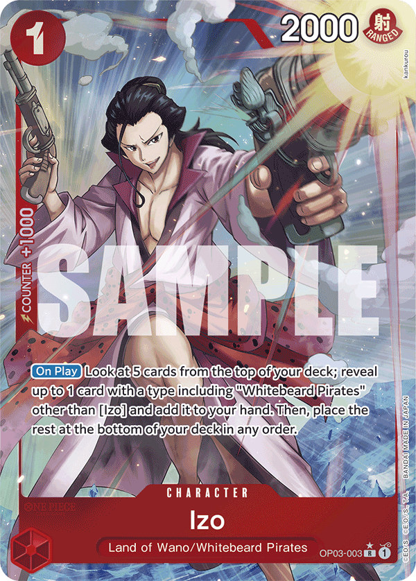 Izo PRB01 OP03-003 FA Full Art o Foliada Texturizada