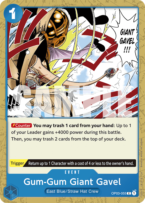 Gum-Gum Giant Gavel PRB01 OP03-055