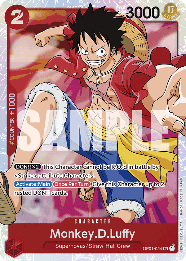 Monkey.D.Luffy PRB01 OP01-024