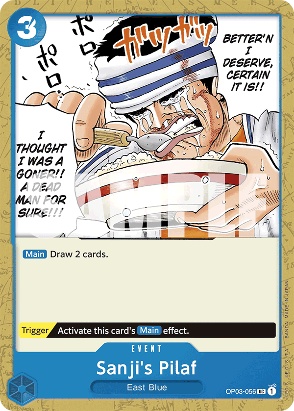 Sanji's Pilaf PRB01 OP03-056