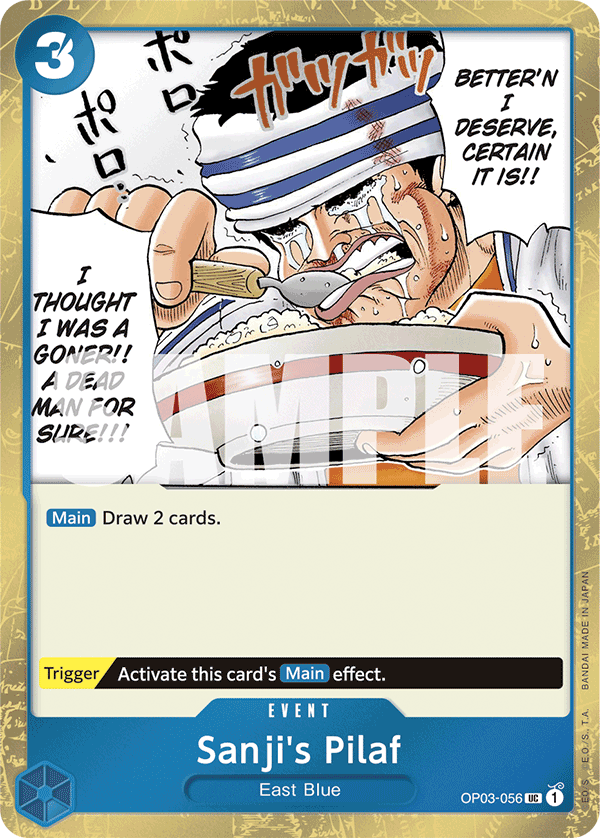 Sanji's Pilaf PRB01 OP03-056 JR Jolly Roger