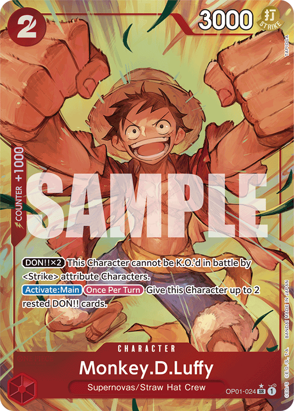Monkey.D.Luffy PRB01 OP01-024 AA
