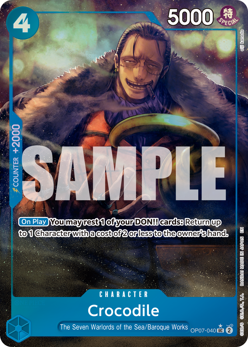 Crocodile - OP07-040 (Pirate Foil)  PRB02 OP07-040 PF
