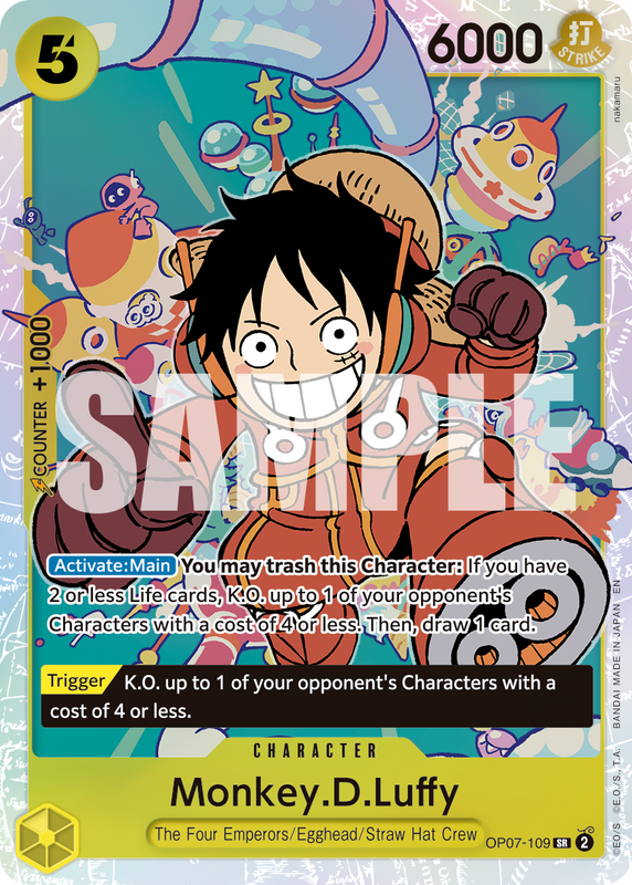 Monkey.D.Luffy - OP07-109 (Reprint)  PRB02 OP07-109 R