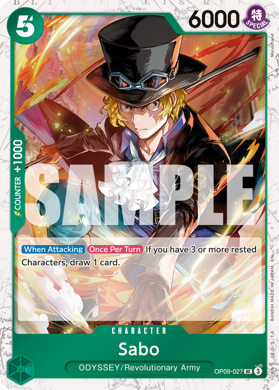 Sabo - OP09-027 (Pirate Foil)  PRB02 OP09-027 PF