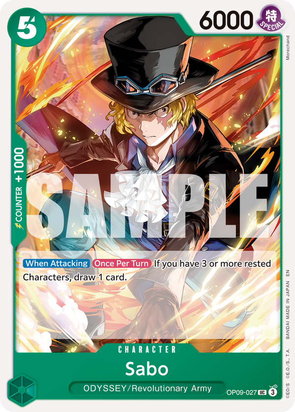 Sabo - OP09-027 (Reprint)  PRB02 OP09-027 R