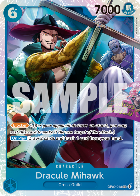 Dracule Mihawk - OP09-048 (Reprint)  PRB02 OP09-048 R