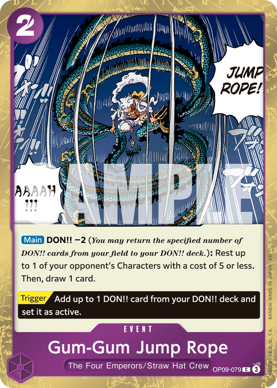 Gum-Gum Jump Rope (Pirate Foil)  PRB02 OP09-079 PF C