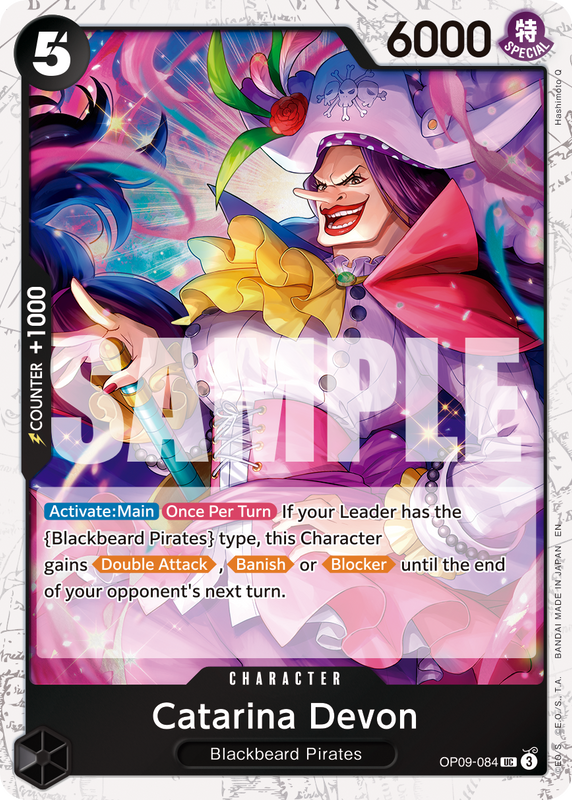 Catarina Devon (Pirate Foil)  PRB02 OP09-084 PF UC