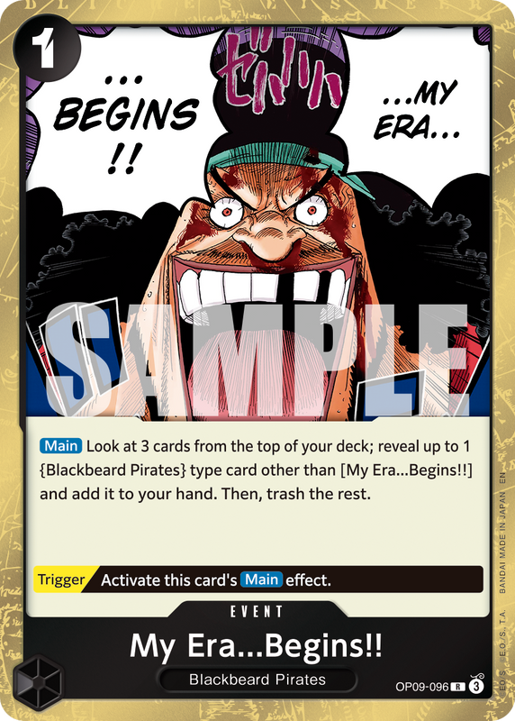 My Era...Begins!! (Reprint)  PRB02 OP09-096 R SP CARD