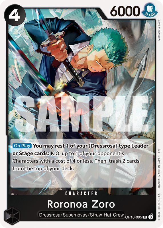 Roronoa Zoro - OP10-095 (Reprint)  PRB02 OP10-095 R R