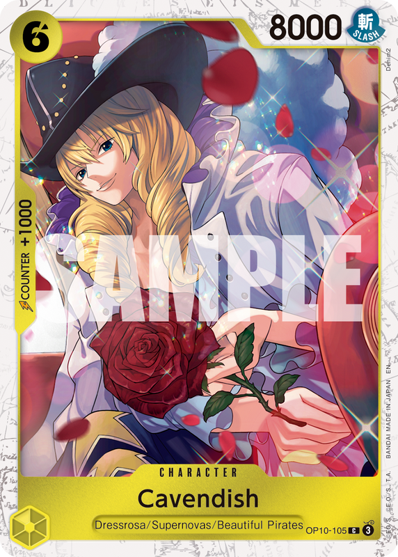 Cavendish - OP10-105 (Pirate Foil)  PRB02 OP10-105 PF C