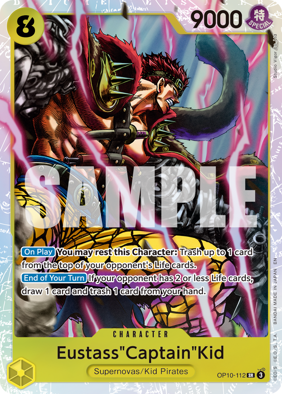 Eustass"Captain"Kid (Reprint)  PRB02 OP10-112 R SR