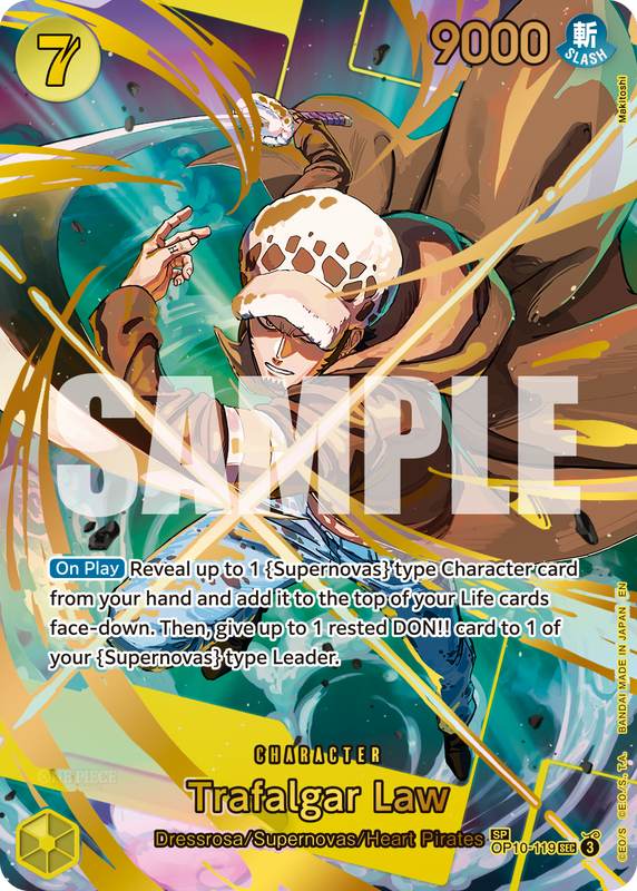 Trafalgar Law - OP10-119 (SP)  PRB02 OP10-119 SP SP CARD