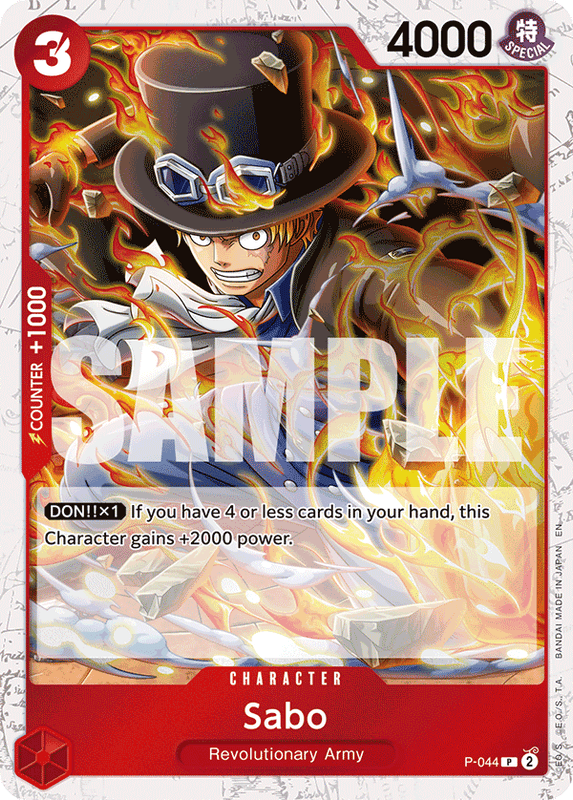 Sabo - P-044 (Pirate Foil)  PRB02 P-044 PF P