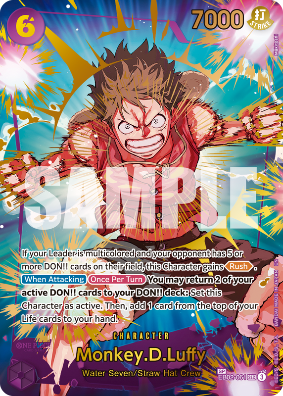 Monkey.D.Luffy - EB02-061 (SP)  PRB02 EB02-061 SP