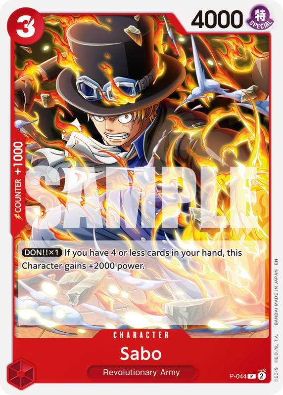 Sabo - P-044 (Reprint)  PRB02 P-044 R P