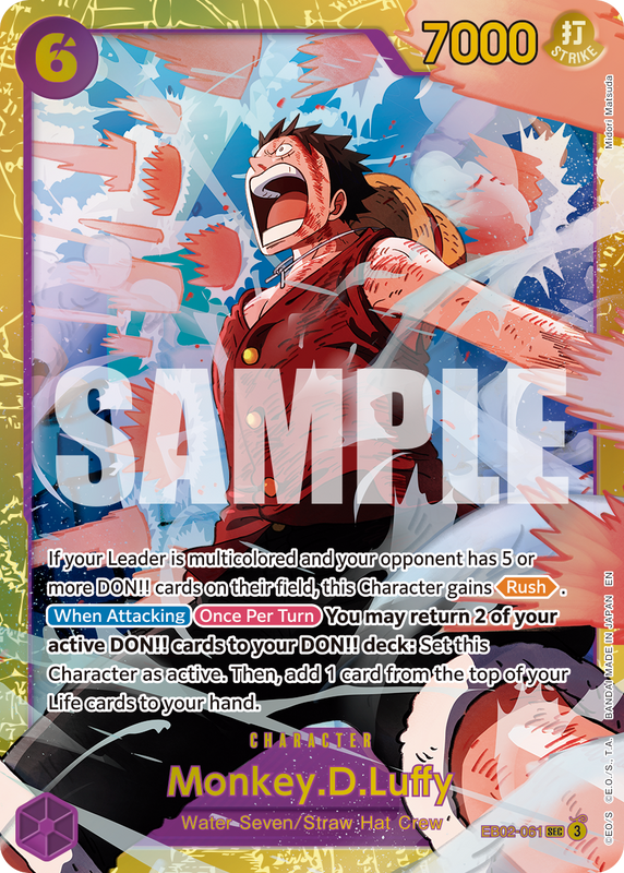 Monkey.D.Luffy - EB02-061 (Reprint)  PRB02 EB02-061 R