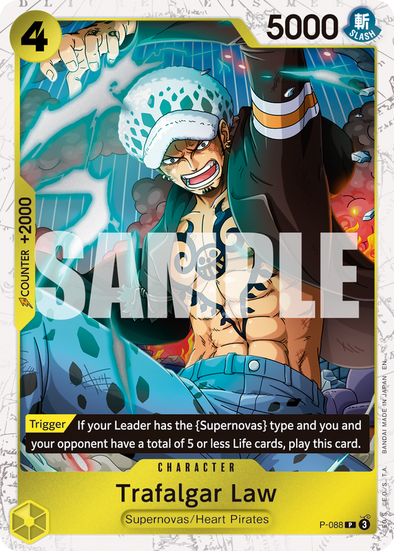 Trafalgar Law - P-088 (Pirate Foil)  PRB02 P-088 PF P