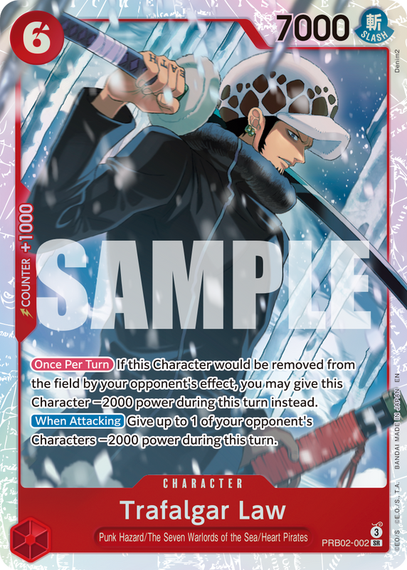 Trafalgar Law - PRB02-002  PRB02 PRB02-002 SR