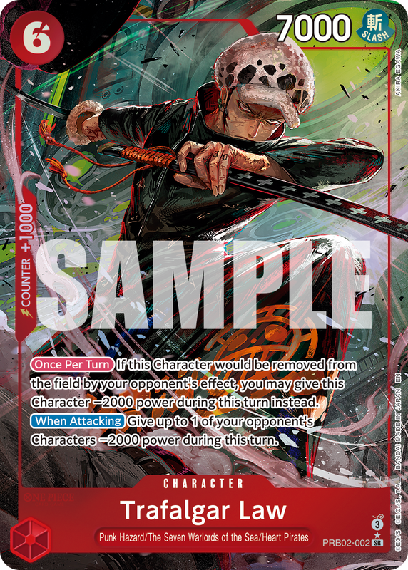 Trafalgar Law - PRB02-002 (AA)  PRB02 PRB02-002 AA SR