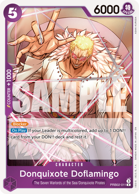 Donquixote Doflamingo  PRB02 PRB02-011 R