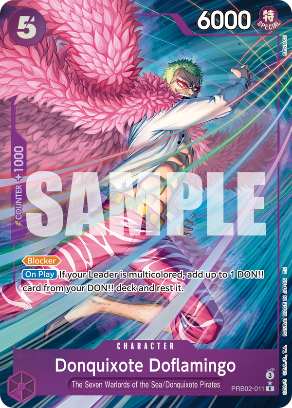 Donquixote Doflamingo (AA)  PRB02 PRB02-011 AA R