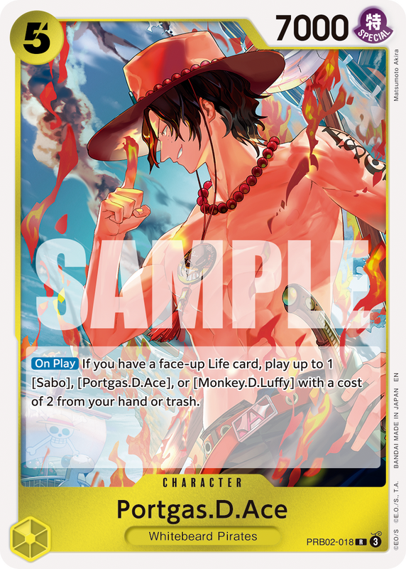 Portgas.D.Ace - PRB02-018  PRB02 PRB02-018 R