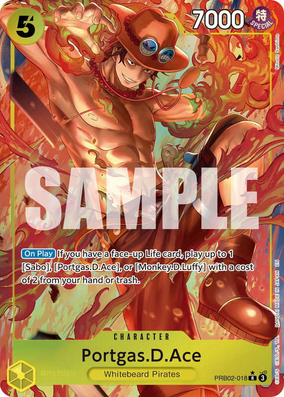 Portgas.D.Ace - PRB02-018 (AA)  PRB02 PRB02-018 AA R