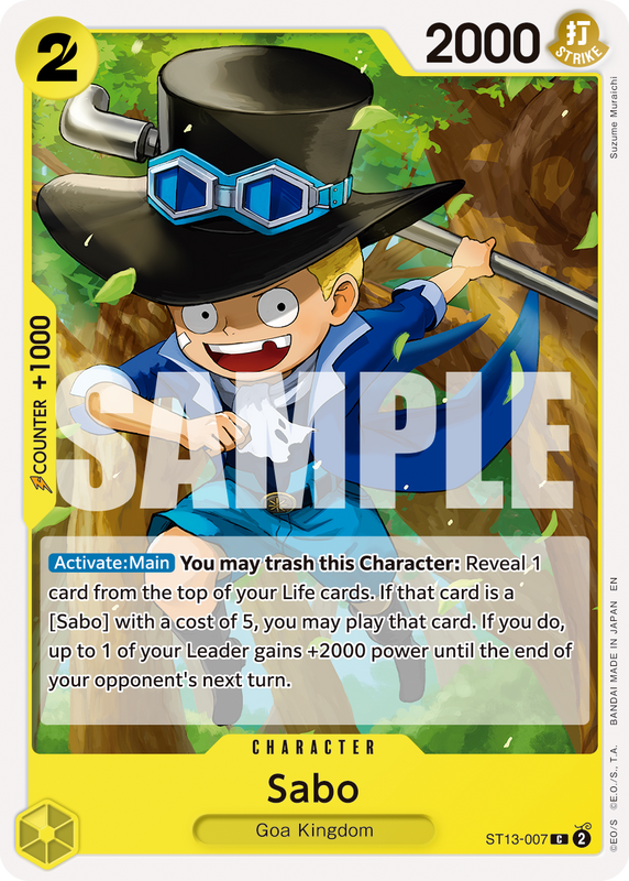 Sabo - ST13-007 (Reprint)  PRB02 ST13-007 R C