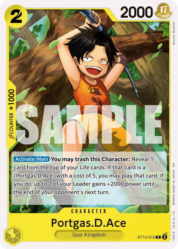 Portgas.D.Ace - ST13-010 (Reprint)  PRB02 ST13-010 R C