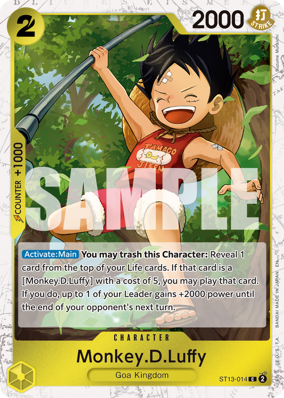 Monkey.D.Luffy - ST13-014 (Pirate Foil)  PRB02 ST13-014 PF C