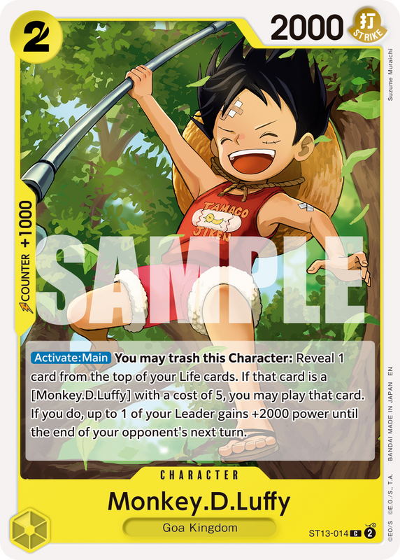Monkey.D.Luffy - ST13-014 (Reprint)  PRB02 ST13-014 R C