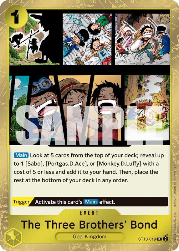 The Three Brothers' Bond (Pirate Foil)  PRB02 ST13-019 PF C