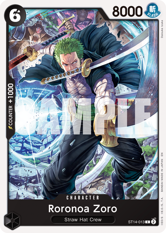 Roronoa Zoro - ST14-013 (Reprint)  PRB02 ST14-013 R C